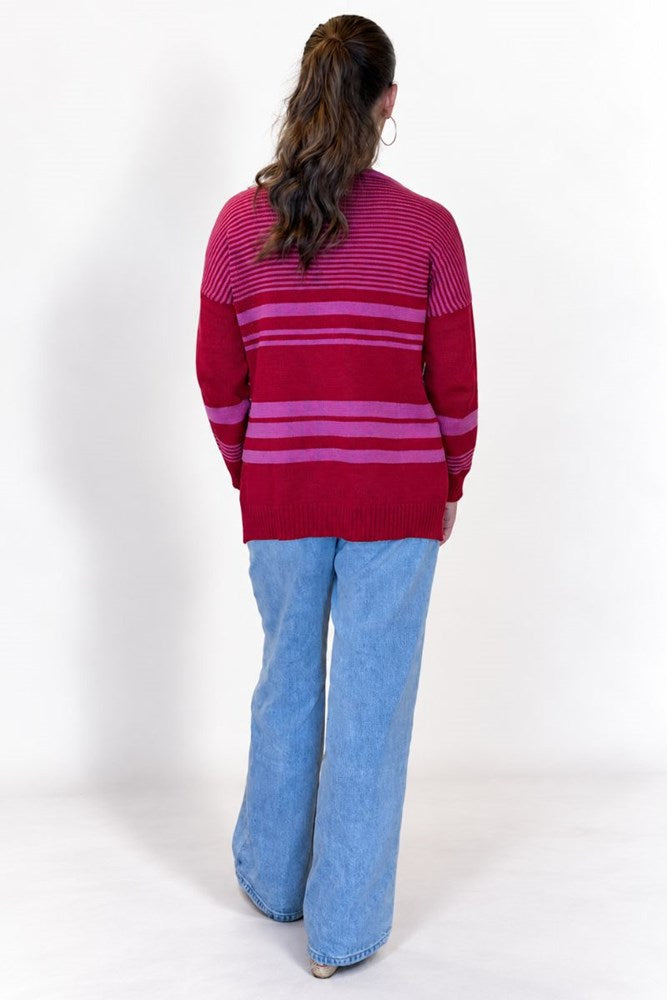Nautical Sweater in Red/Pink By Pixi Carnival