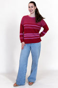 Nautical Sweater in Red/Pink By Pixi Carnival
