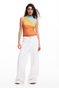 Ombre effect T-shirt by Desigual