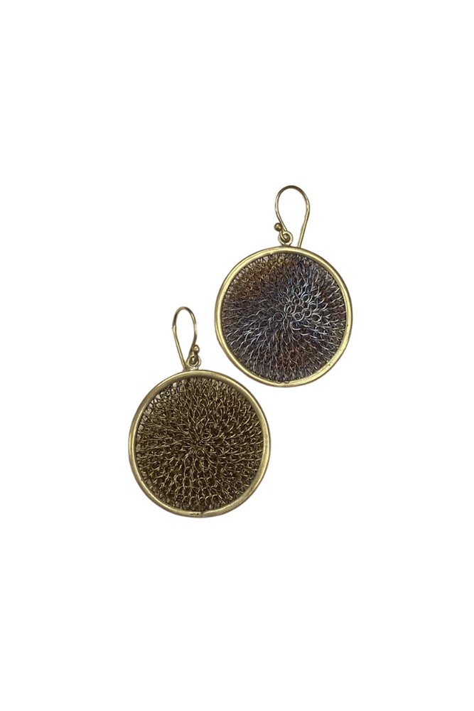 Shop Hand Crochet Circle Earrings - Origen Imports