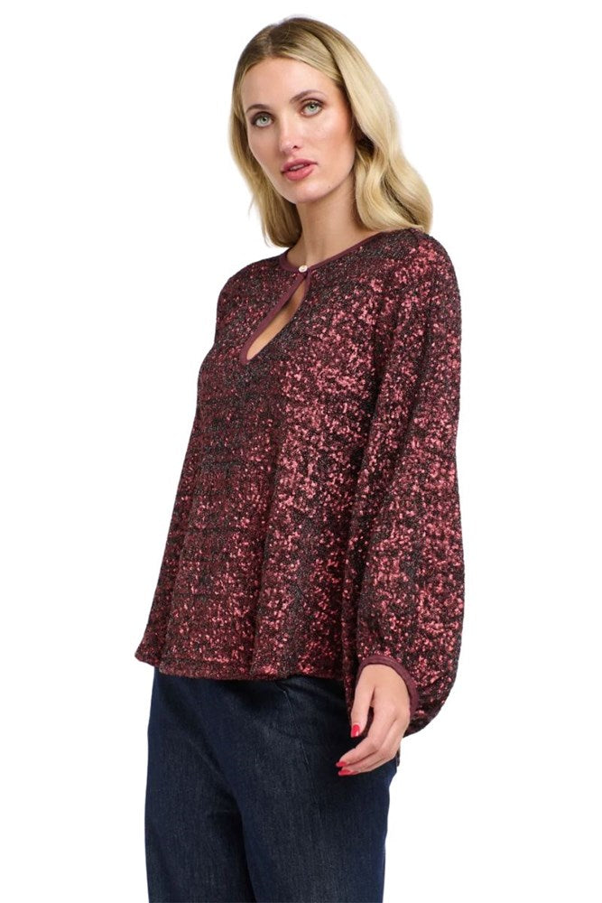 Shop Paloma Sequins Top – Sangria by 365 Days - Origen Imports