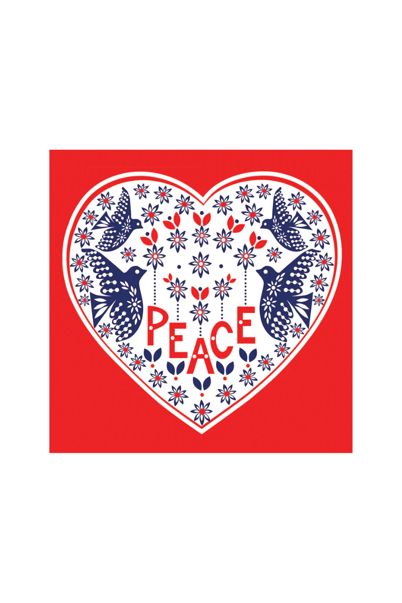 Peace Greeting Card By Aero