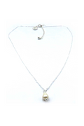 Shop Pearl & Palm Tree Charm Necklace - Origen Imports