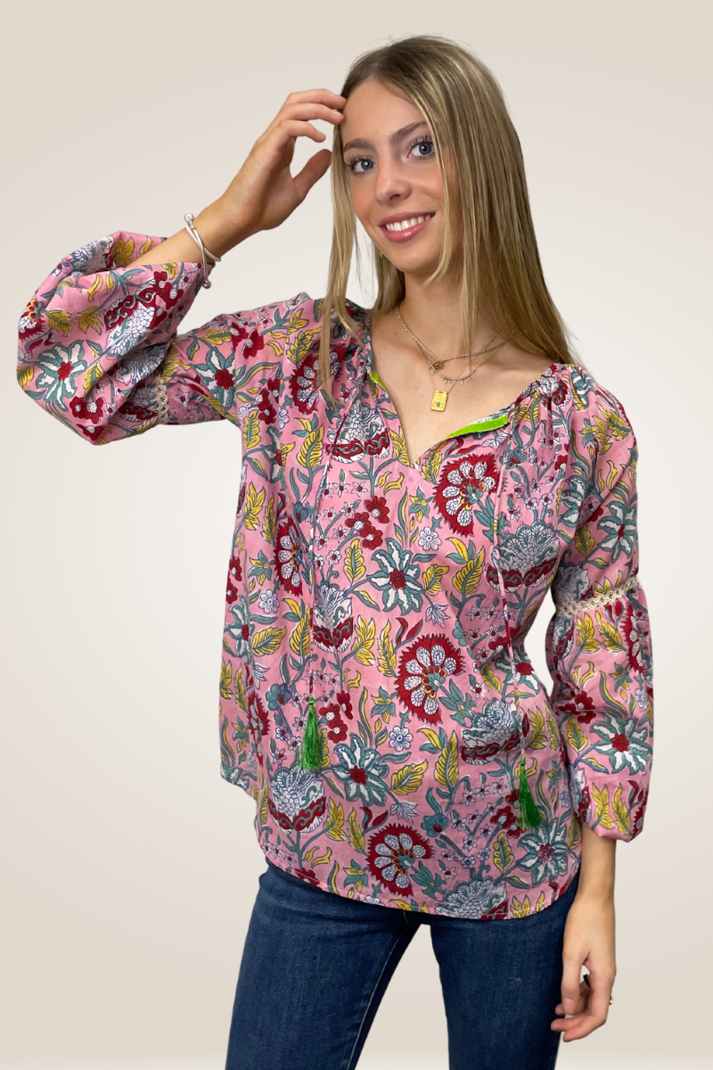 Shop Harlow Peasant Top By Pixi Carnival - Origen Imports