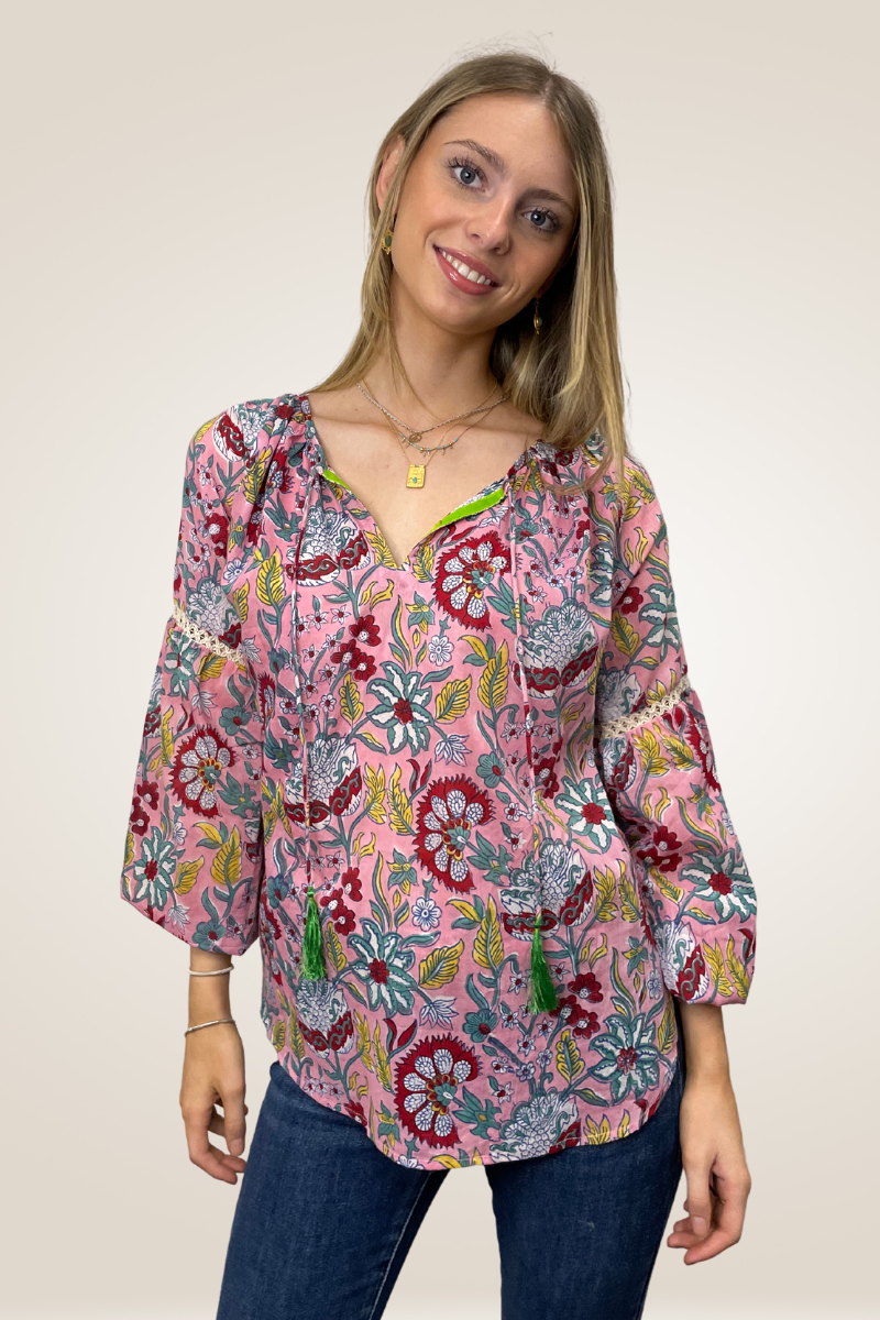 Shop Harlow Peasant Top By Pixi Carnival - Origen Imports