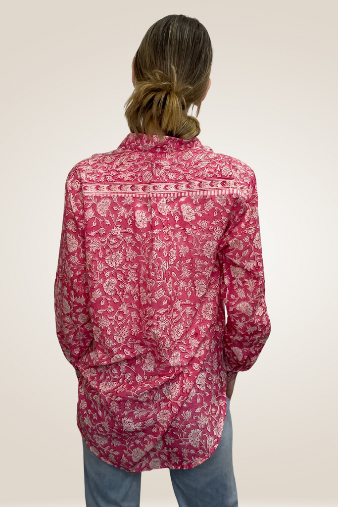Shop Ziggy Boyfriend Cotton Shirt By Pixi Carnival - Origen Imports