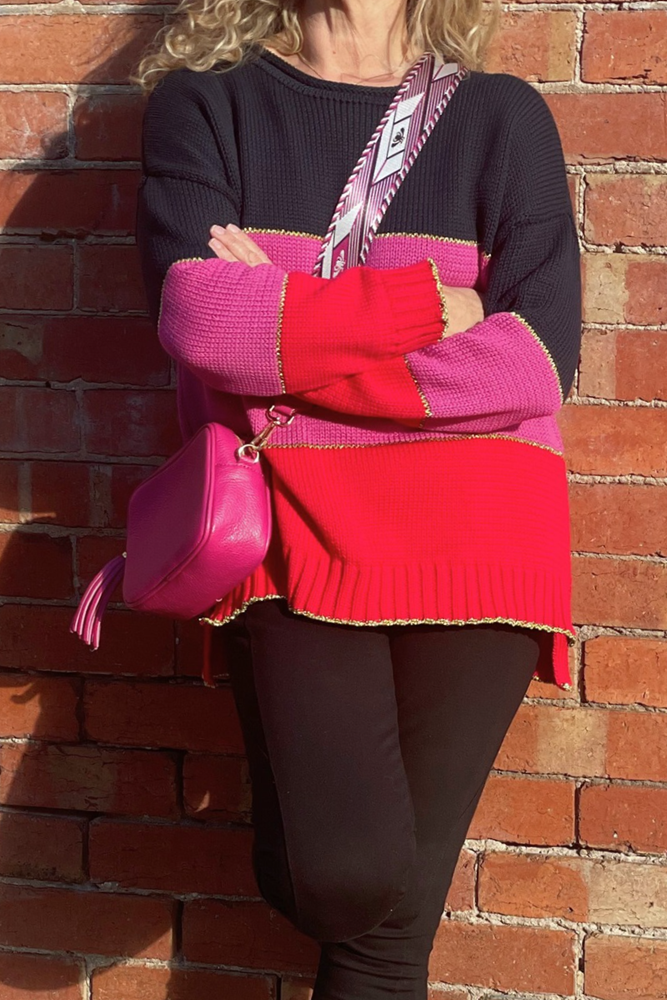 Shop Chloe Stripe Sweater By Pixi Carnival - Origen Imports