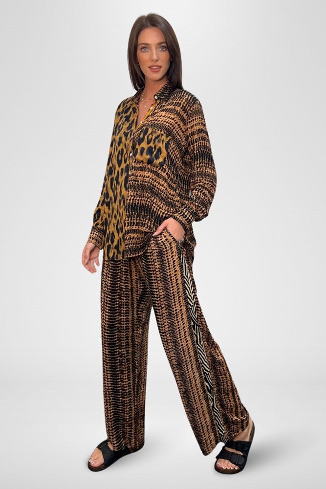 Shop Safari Dream Wide Leg Pants by Pixi Carnival - Origen Imports
