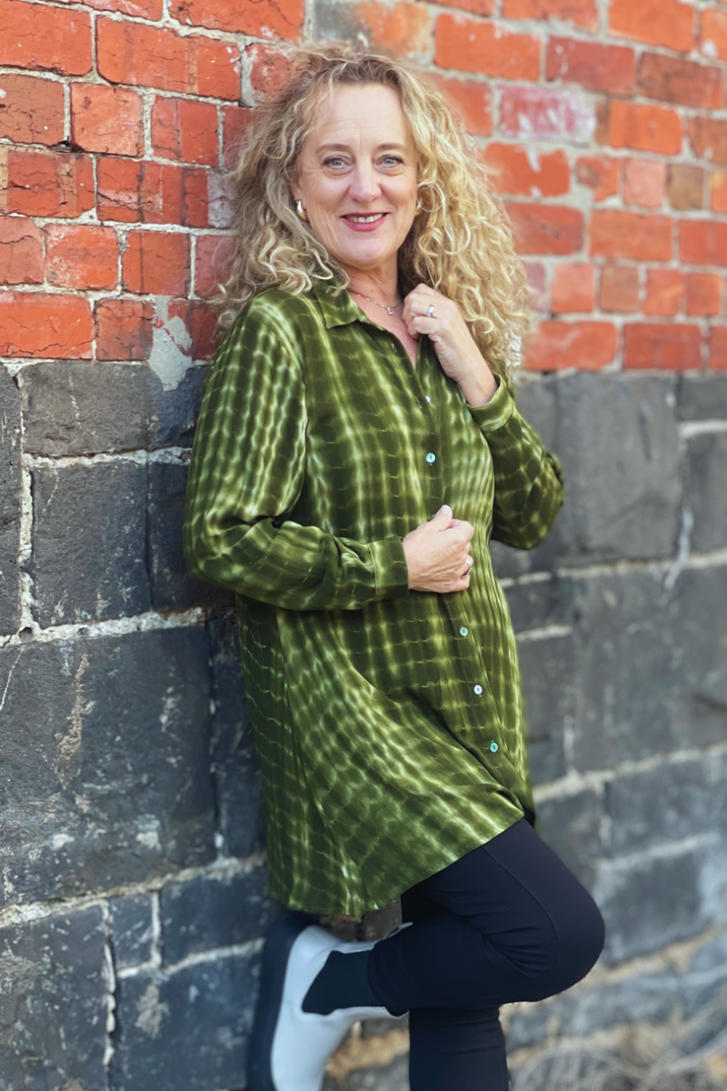 Shop Athena Tie Dye Shirt By Pixi Carnival - Origen Imports