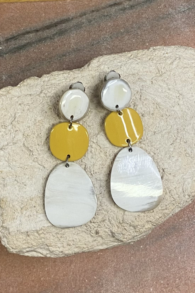 Shop Resin Drop Clip On Earrings - Origen Imports