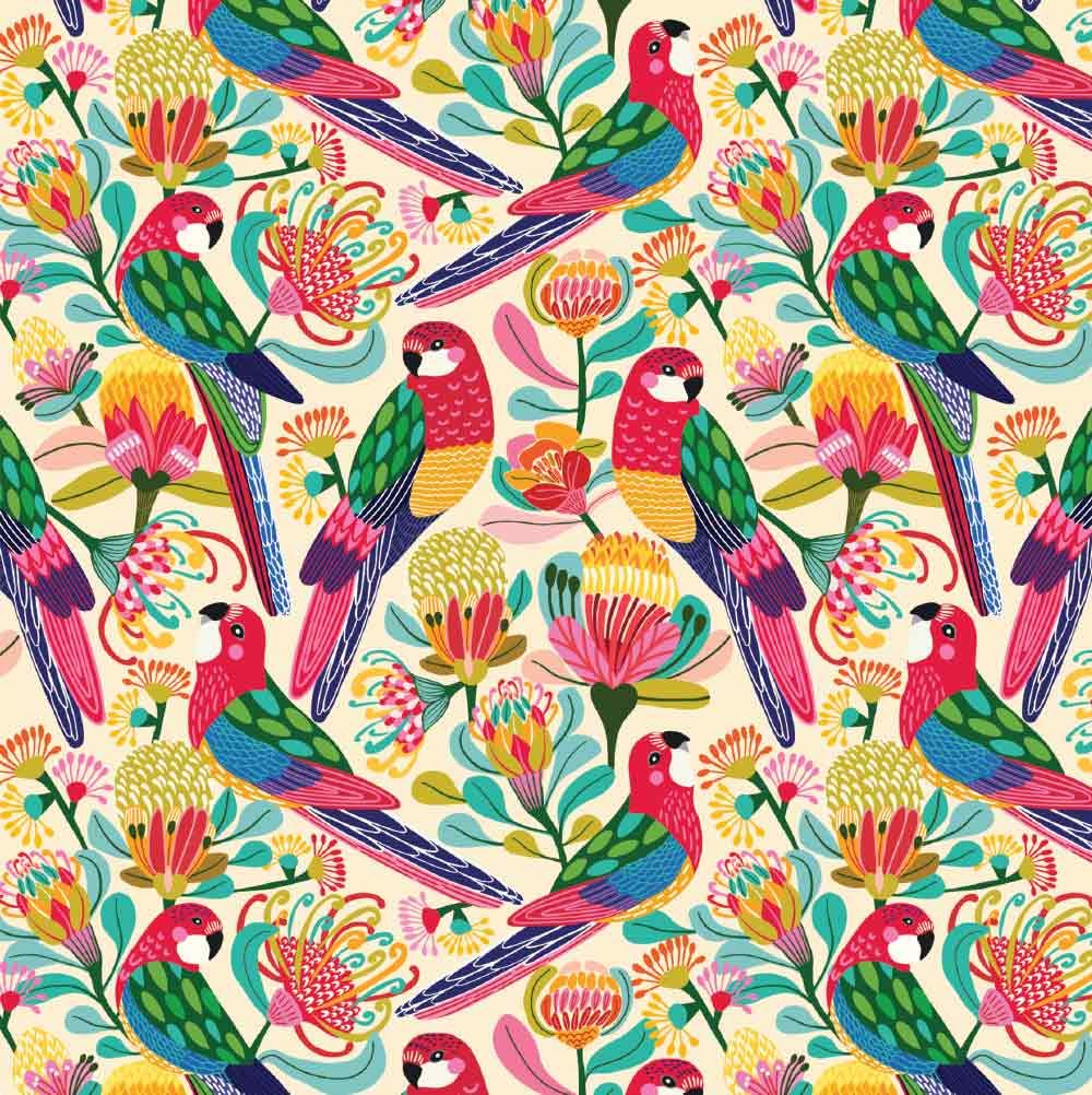Mini Rosella Greeting Card By Aero