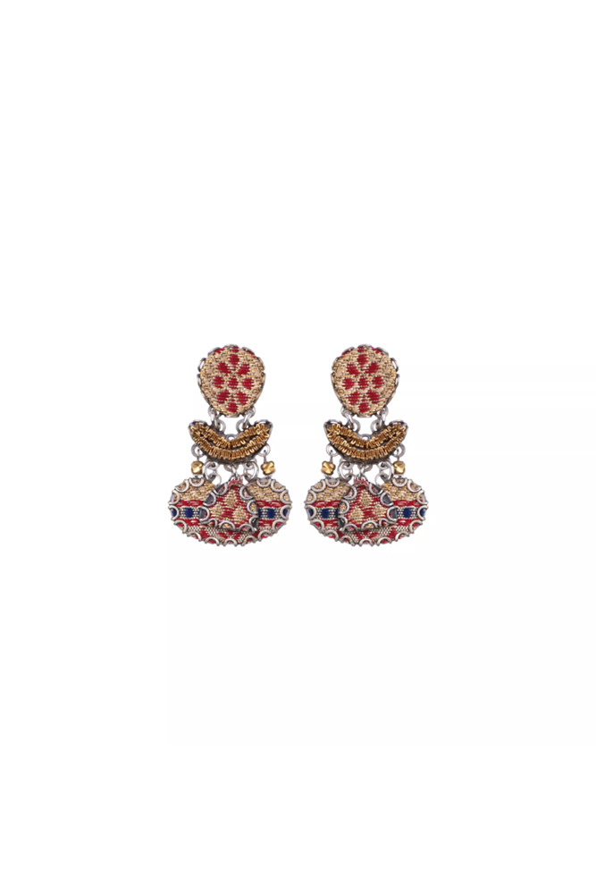 Shop Royal Gold Aloki Earrings By Ayala Bar - Origen Imports