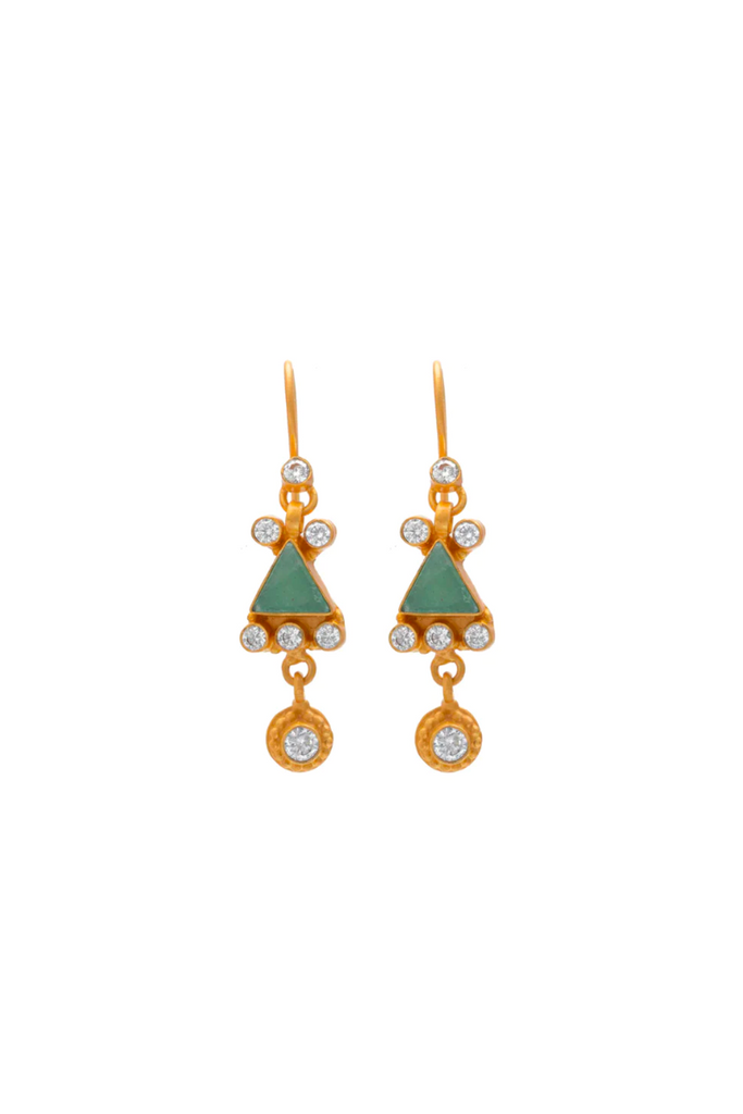 Shop Triangle Earrings By Rubyteva - Origen Imports