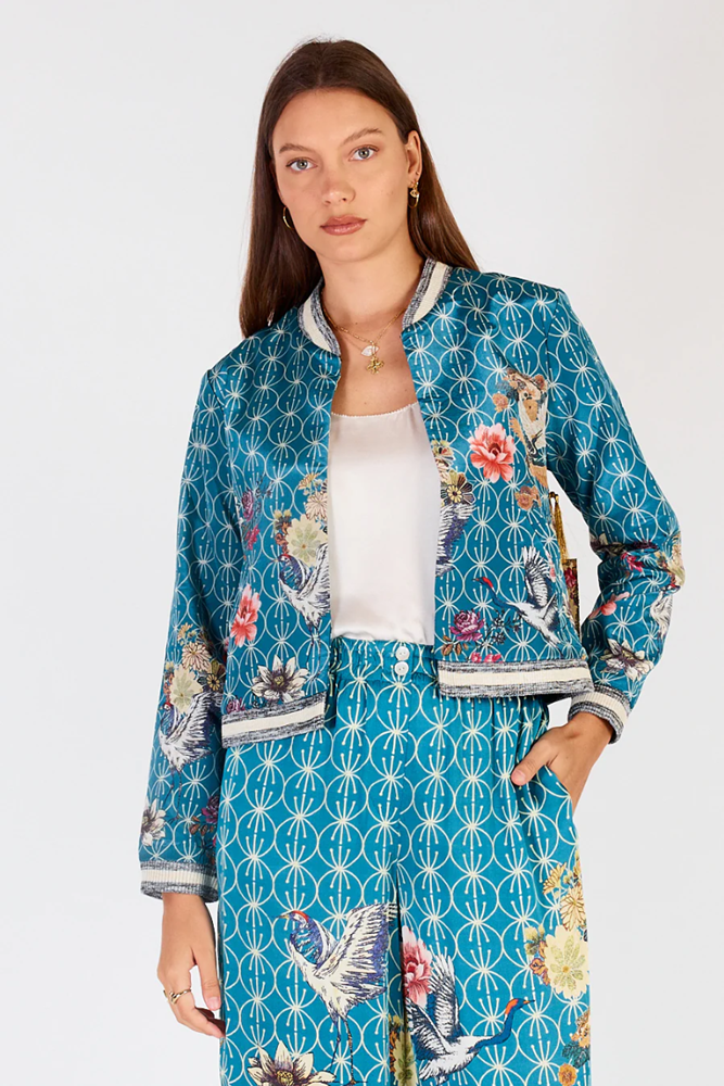 Shop Flamingo Jacket By Rubyyaya - Origen Imports