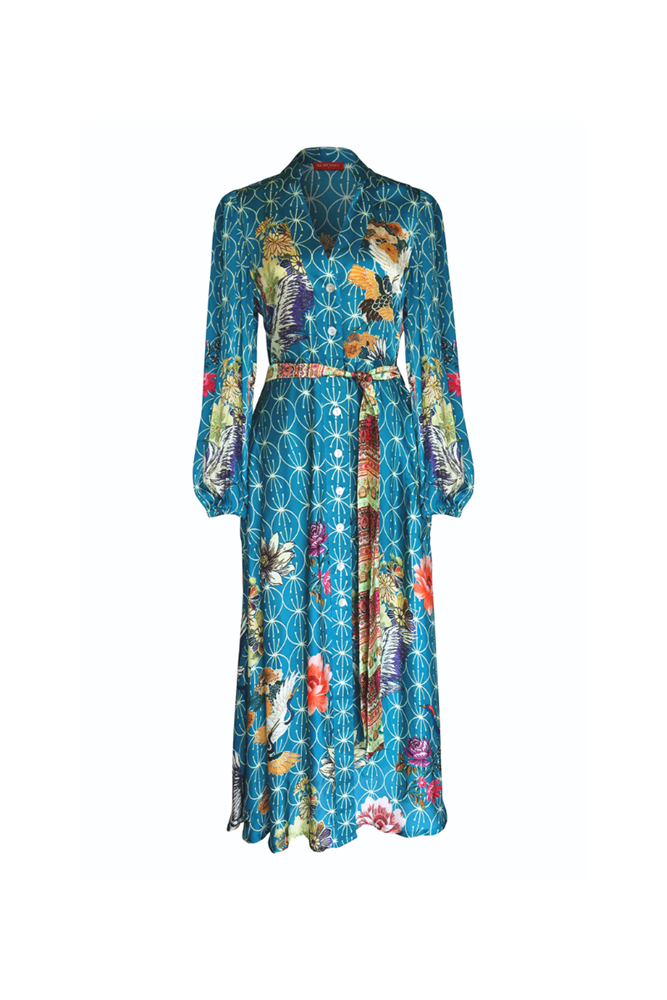 Shop Flamingo Maxi Dress By Rubyyaya - Origen Imports