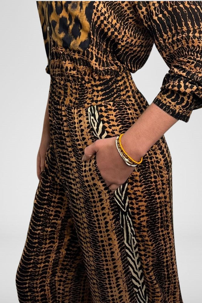 Shop Safari Dream Wide Leg Pants by Pixi Carnival - Origen Imports