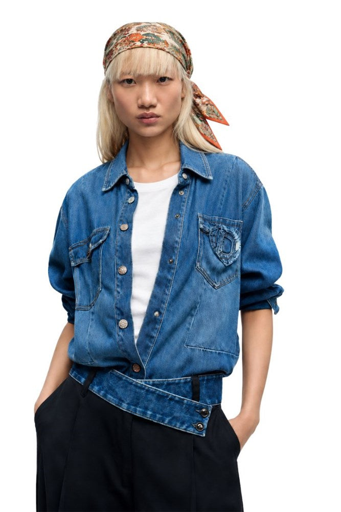 Jungle Print Silk Scarf