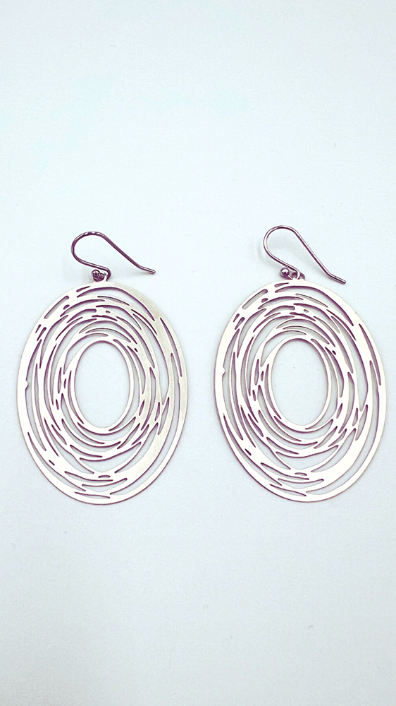 Shop Silver Reveal Earrings By Bel-Eve - Origen Imports