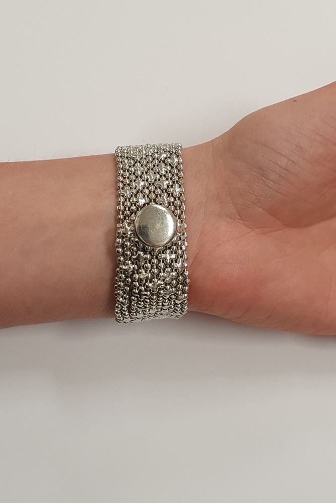 Shop Wide Silver Cuff - Origen Imports