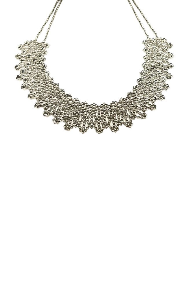 Shop Silver Intricate Necklace  by Origen Imports - Origen Imports