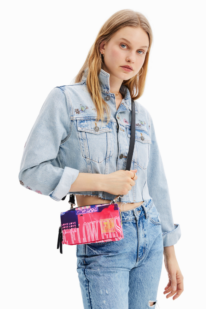 Shop Collage Small Crossbody Bag By Desigual - Origen Imports