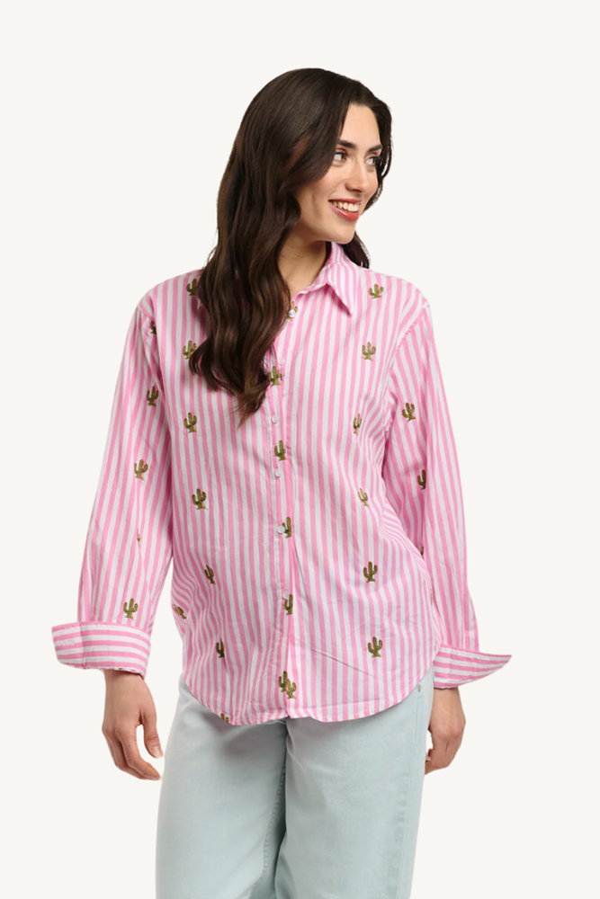 Stripe Cactus Shirt by Italian Star