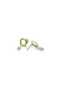 Shop Stud Hollow Round Earring with Pearl Dangle - Origen Imports