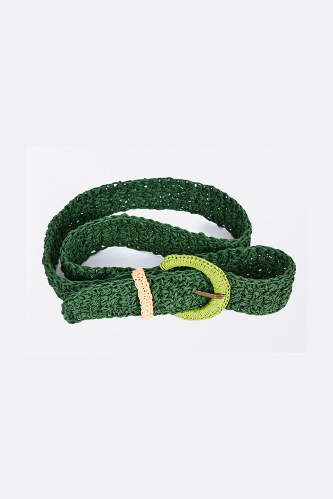 Shop Raffia Belt By Surkana - Origen Imports