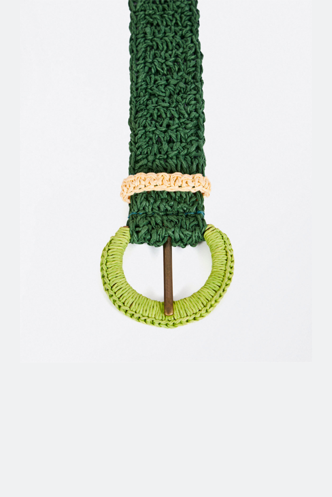 Shop Raffia Belt By Surkana - Origen Imports