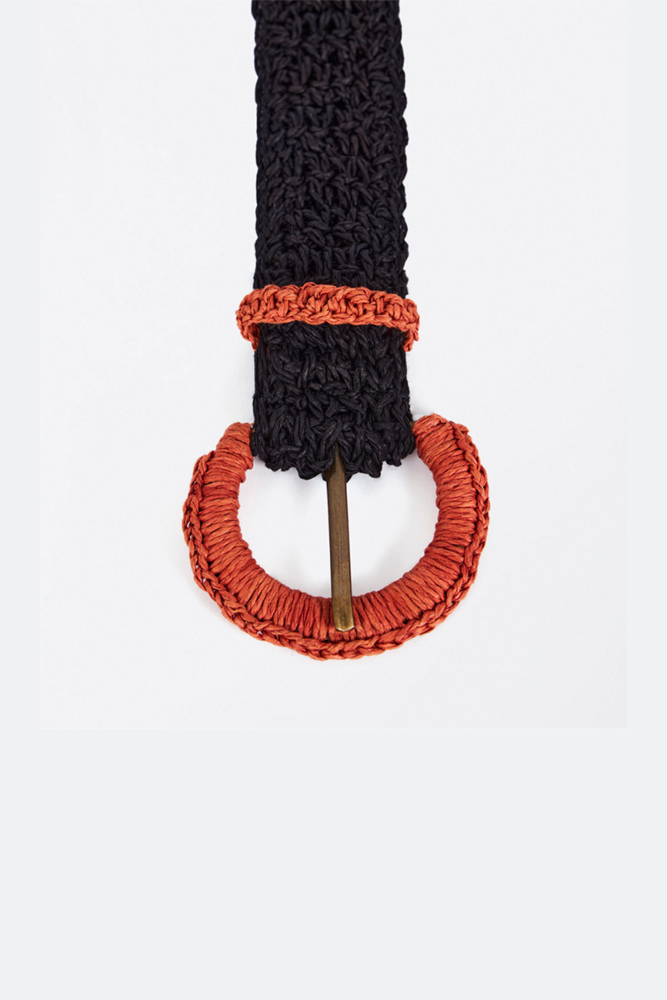 Shop Raffia Belt By Surkana - Origen Imports