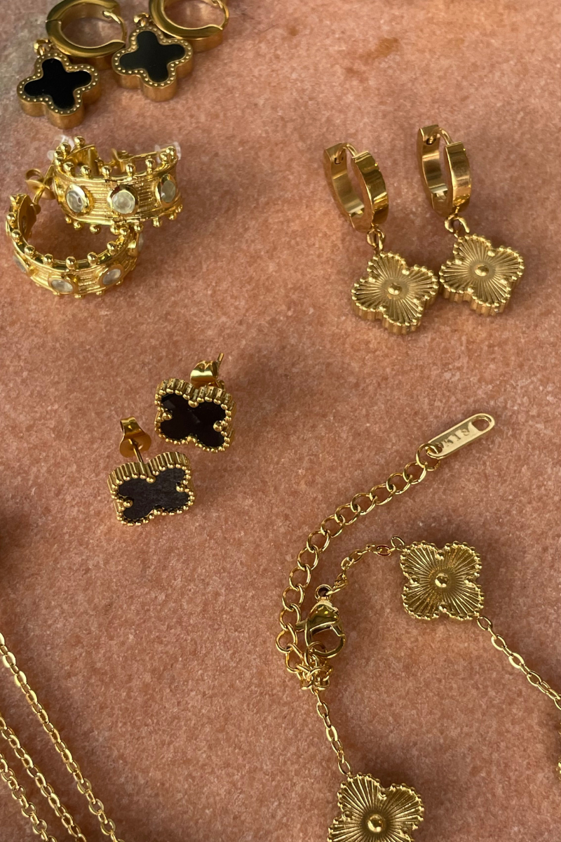 Shop Clover Huggy Earrings By Susan Rose - Origen Imports