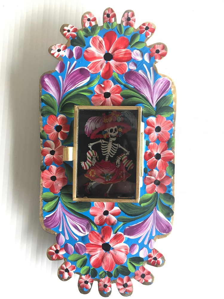 Shop Tin Day Of The Dead Nicho Frame - Origen Imports