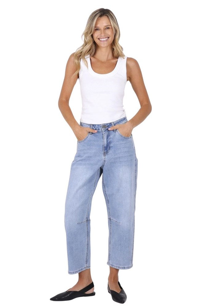 Toni Barrel Leg Denim Jeans By Monaco Jeans