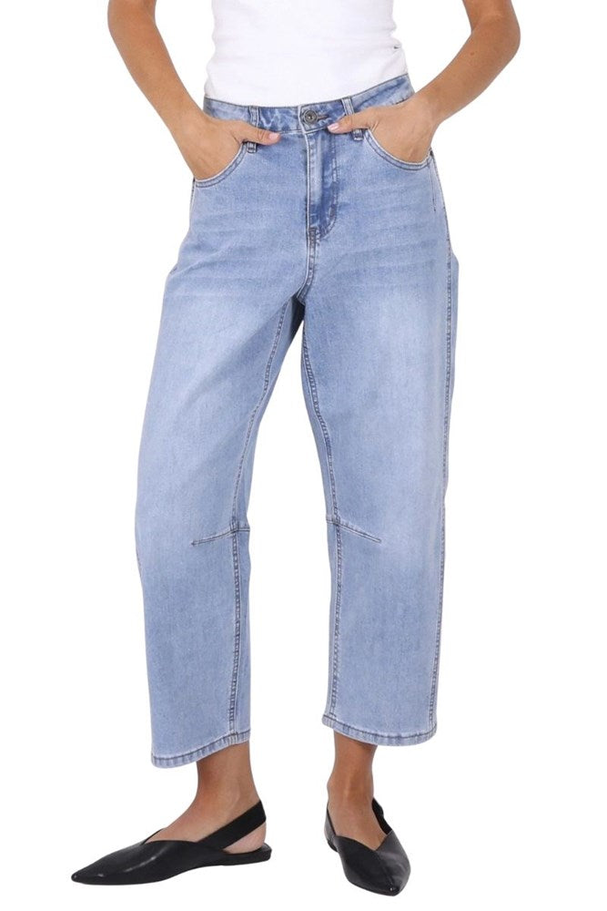 Toni Barrel Leg Denim Jeans By Monaco Jeans