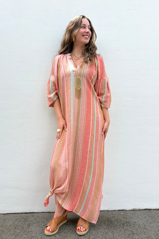 Valentina Maxi Dress - Rosa Stripe by Origen Imports