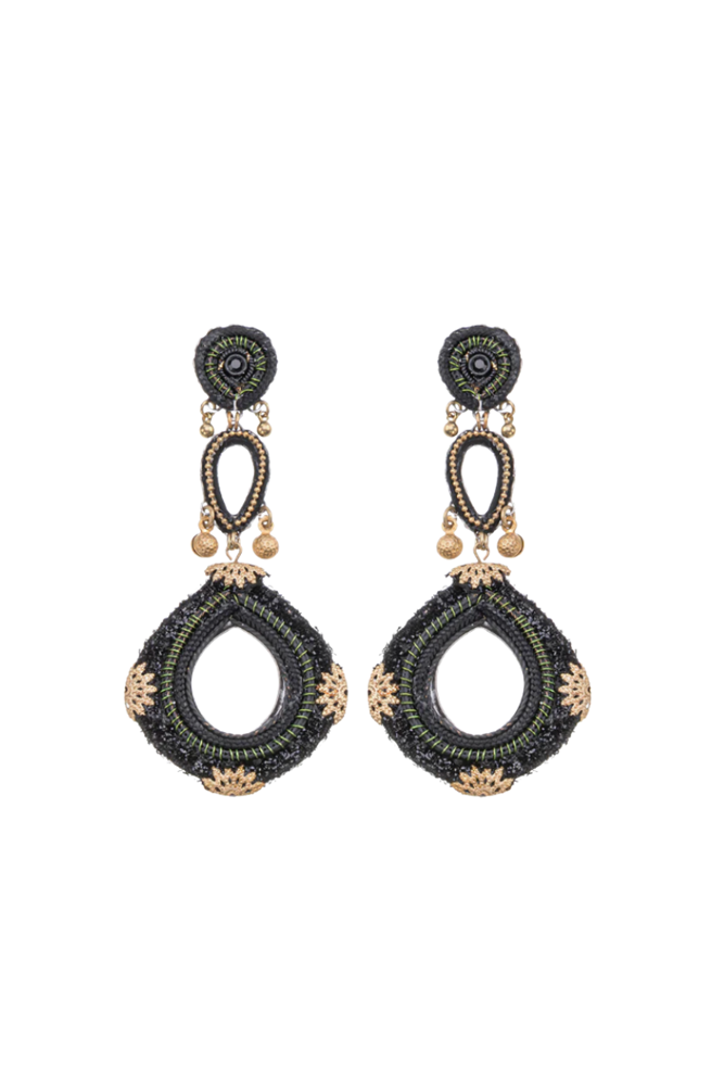 Shop Velmira Earrings From The Gilded Black Set by Ayala Bar - Origen Imports