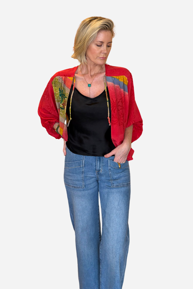 Vintage Silk Short Jackets (Each One-Of-A-Kind)