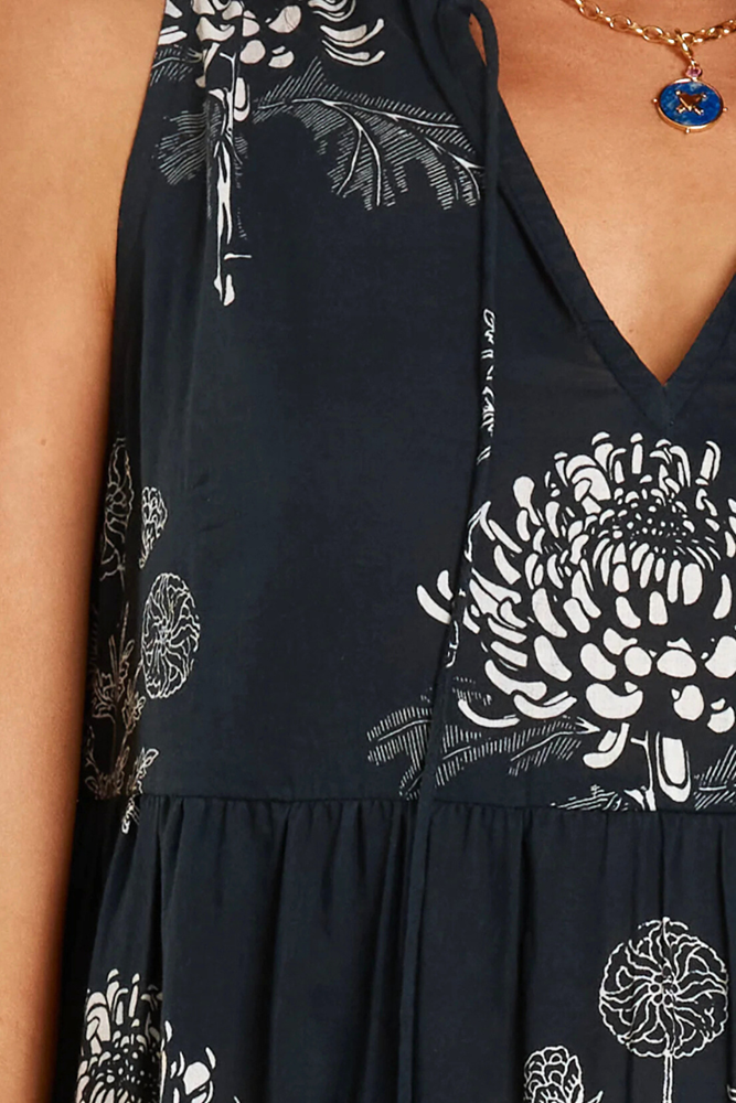 Waratah Maxi Print Dress by Rubyyaya