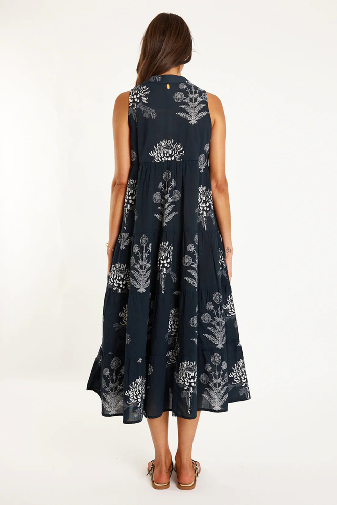 Waratah Maxi Print Dress by Rubyyaya