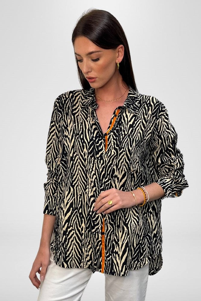 Shop Zebra Shirt By Pixi Carnival - Origen Imports