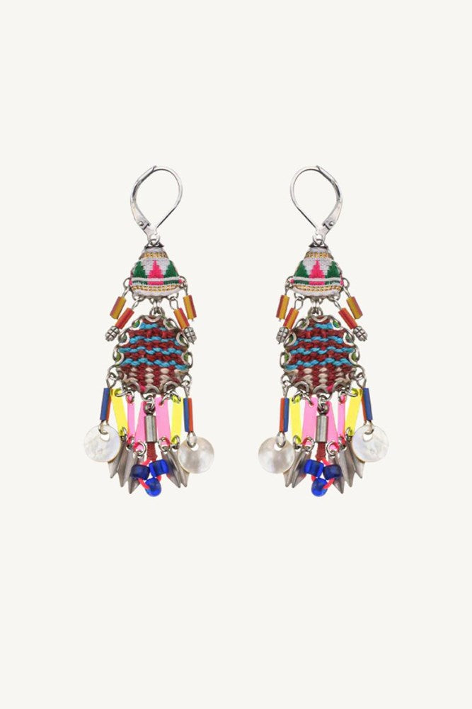 African Dance Boho Drop Earrings Vagabond by Ayala Bar