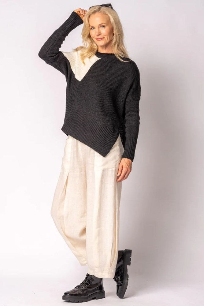 Aleria Knit Top in Onyx