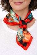 Classic Silk Neck Tie Scarf - Amalfi