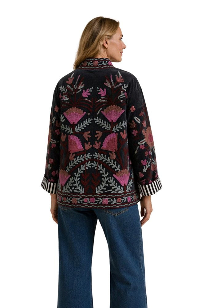Anika Velvet Embroidered Jacket
