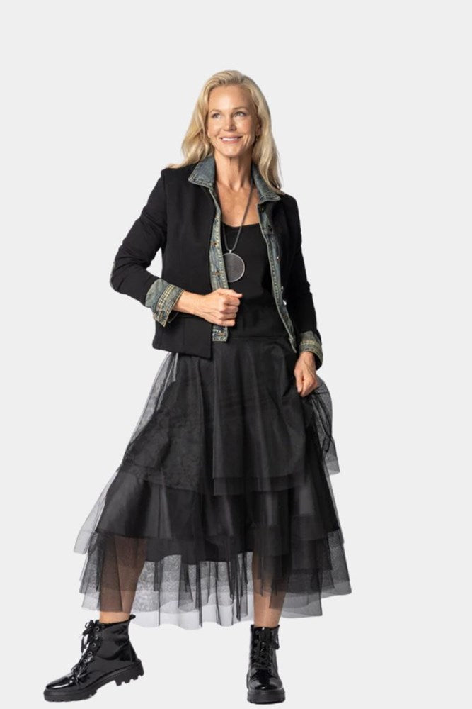 The Avenna Jacket in Onyx