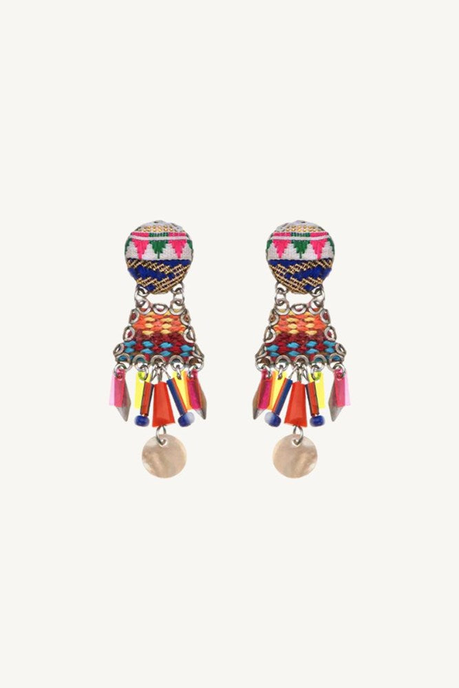 African Dance Boho Earrings Light play by Ayala Bar