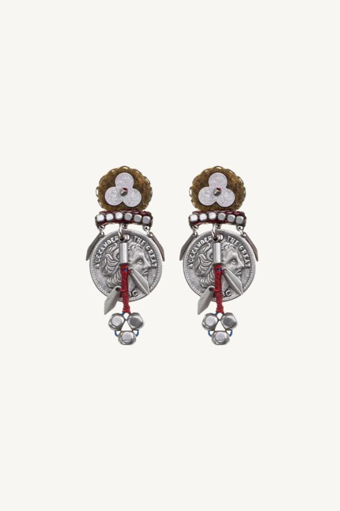 Twinkle Metal Earrings Bronze by Ayala Bar