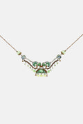 Green Seagrass Beaded Necklace Zeegras by Ayala Bar