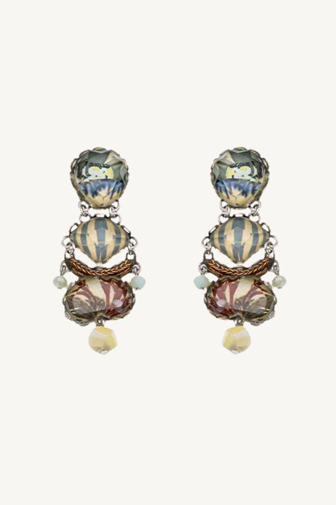 Neptune's Garden Casual Glass Earrings Kelp by Ayala Bar