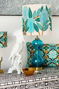 Banksia velvet drum shade - Medium